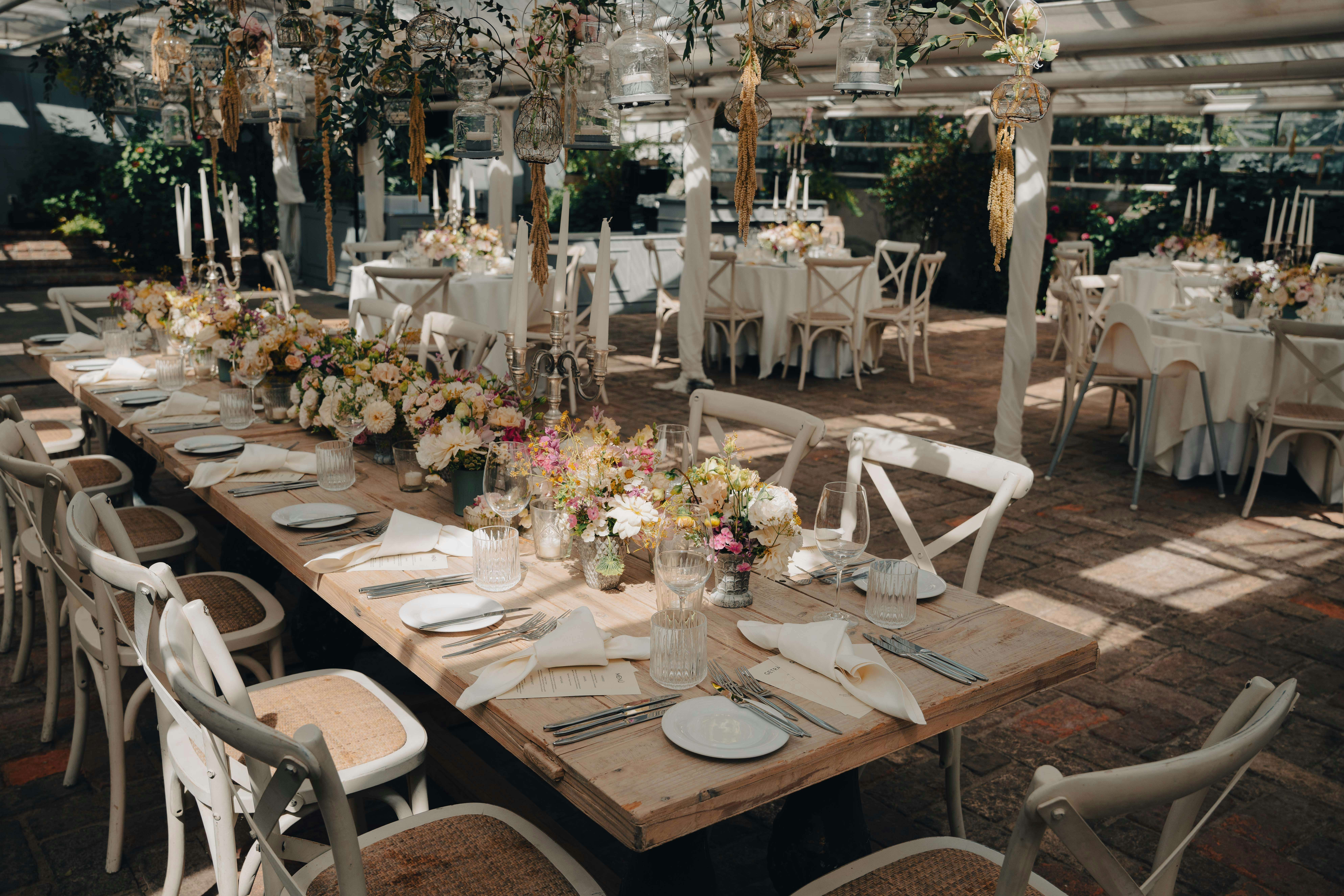 Elegant event setup by KFJ Essentials